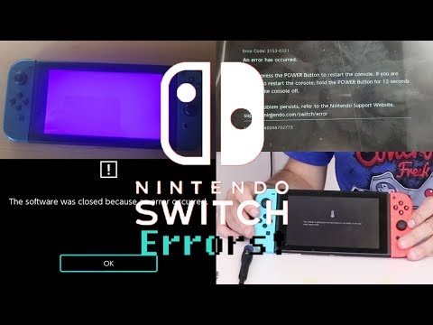 Nintendo Switch All Errors!