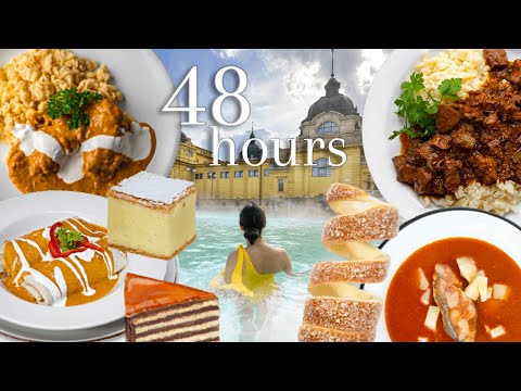 Eating Only Hungarian Food in BUDAPEST for 48 Hours 🥞🍰🍲