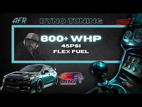 From 540WHP to 836WHP | 2017 STI Flex Fuel | Dyno Tuning on E85