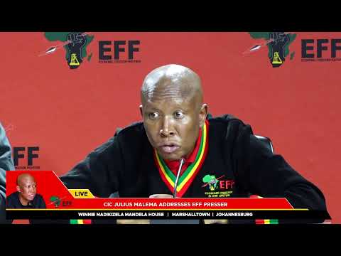 CIC Julius Malema Addresses EFF Press Conference, 10 December 2025