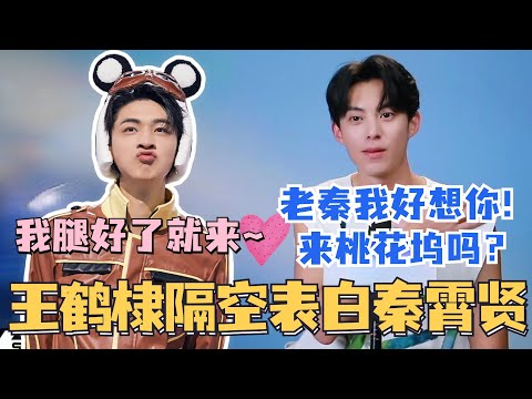 #王鹤棣 邀请#秦霄贤 到桃花坞一起下海！老秦和棣棣关系真好！所以老秦要来桃花坞当飞行嘉宾吗？#五十公里桃花坞