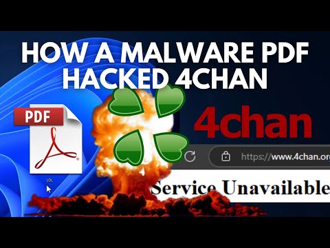 How a malware pdf hacked 4chan