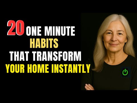 20 Easy One Minute Habits for Minimalism and Decluttering Your Home