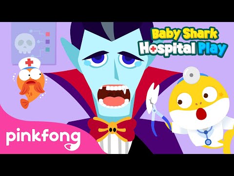 Spooky Halloween 👻🧛🏻‍♂️ Monsters Go to Hospital | Baby Shark's Hospital Play | Pinkfong Baby Shark