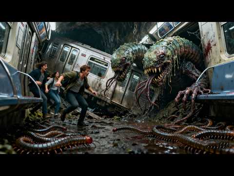 The subway fell into the lair of the two-headed insect monster and the passengers were eaten!