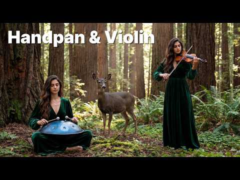 π² Redwood Sanctuary | Handpan & Violin Healing Music