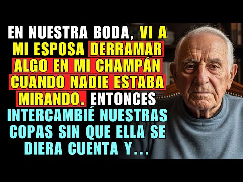 EN NUESTRA BODA, VI A MI ESPOSA DERRAMAR ALGO EN MI CHAMPÁN CUANDO NADIE ESTABA MIRANDO. ENTONCES...