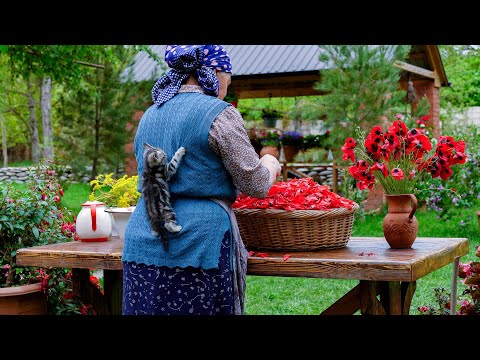 Scents of Spring - Picking Poppy Flowers For Jam