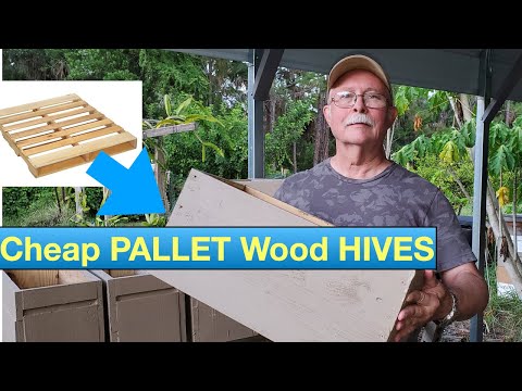 Cheapest Pallet Wood Beehives
