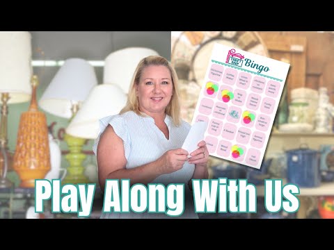 Come Thrifting With Us!  Playing Thrift Store Bingo