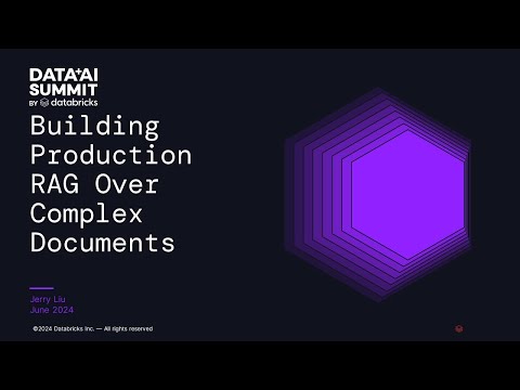 Building Production RAG Over Complex Documents