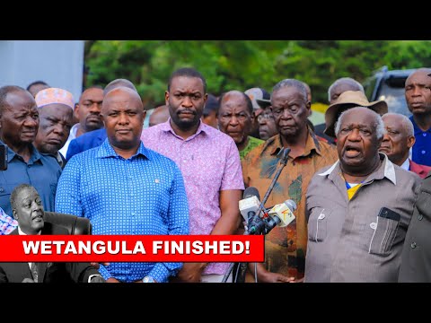 Finally Luhya leaders take action after Wetangula was involved in the K!lling of Cyrus Jirongo!