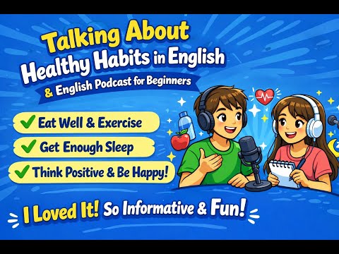 Talking About Healthy Habits in English  English Podcast for Beginners  ENGLISH HABLAR