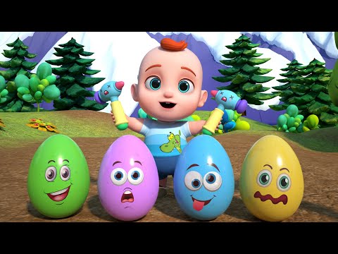 Lagu Anak Telur Kejutan | Belajar Warna | Lagu Anak-anak | GoBooBoo Bahasa Indonesia