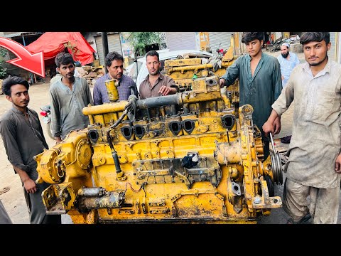 Rebuilding Of Komatsu Bulldozer D85 Engine Completely | How Expert Mechanics Repair Engine