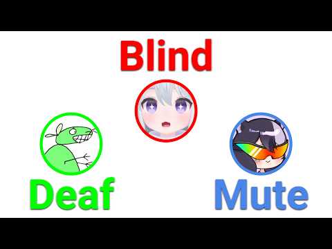 Blind, Deaf, And Mute Person Play D&D