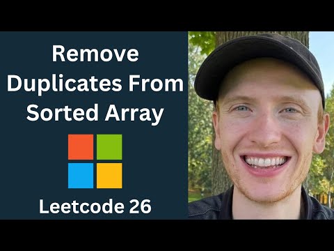 Remove Duplicates From Sorted Array - Leetcode 26 - Arrays & Strings (Python)