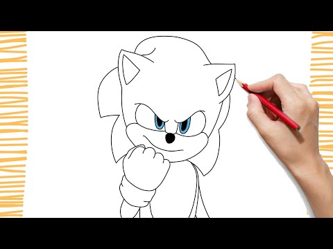 How to Draw SONIC 2 I Easy