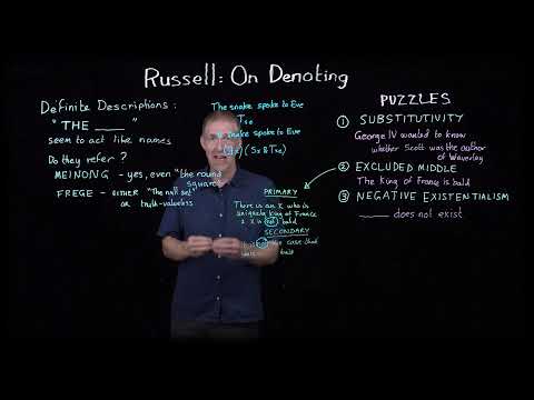 Russell: On Denoting