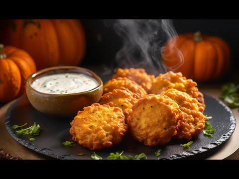 Achtung! Diese Kürbis-Puffer sind SO lecker, dass sie sofort weg sind 😍