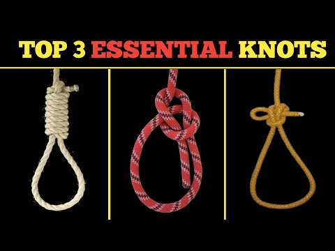 Sliding knots|how to tie a regular knot|how to tie the most dangerous knot|how to make  tight knot..
