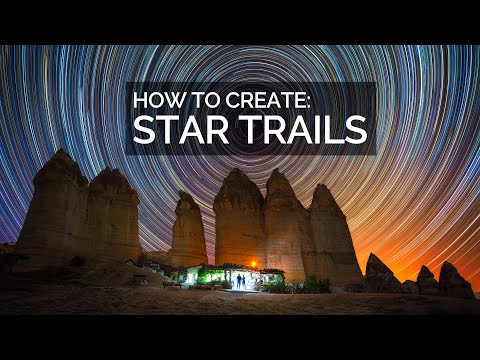How To Create Stunning Star Trail Photographs START TO FINISH