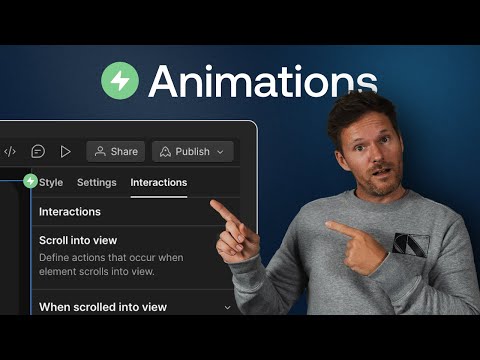 Webflow Scroll Animation Tutorial (Fundamentals, Reveal on Scroll & Parallax)