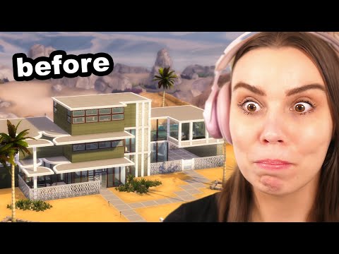 I finally fixed this base game house (The Sims 4)