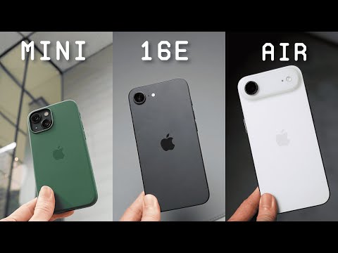 The BEST Minimalist iPhone? - Air vs 13 Mini vs 16e