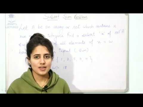 Subset Sum Problem using Dynamic Programming | Data Structures and Algorithms