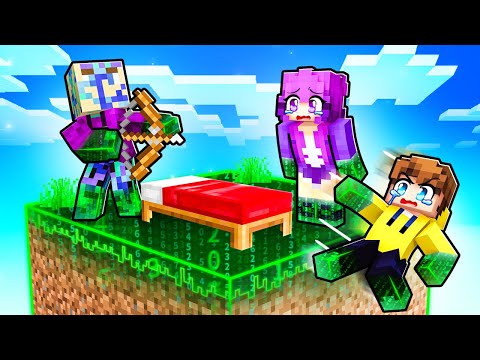 ONE HACKER on BEDWARS in Minecraft!