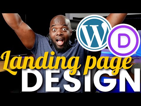 How to design a landing page with WordPress | Divi Theme Tutorial