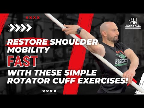 Restore Shoulder Mobility FAST With These Simple Rotator Cuff Exercises!