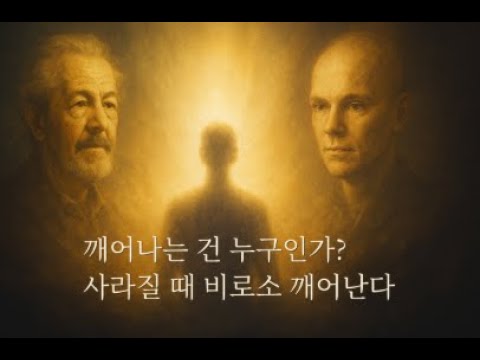 깨어나는 것은 누구인가? 데이비드 호킨스 & 아디야샨티가 말한 진실