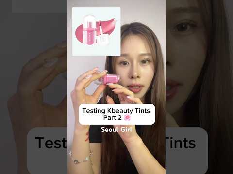 Part 2: Testing Popular Amuse Lip Tints 🌸 #kbeauty #makeup #koreanproducts #amuse #liptints #review