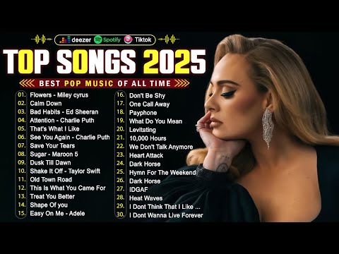 Dua Lipa, Bruno Mars, Adele, Ed Sheeran, Maroon 5, Rihanna, The Weeknd 💎 Billboard Top 50 This Week