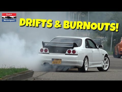 JDM Tuner Cars Leaving Meets! - DRIFTS & BURNOUTS!