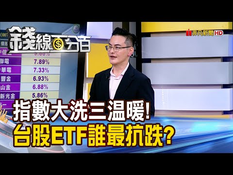 《指數大洗三溫暖! 台股ETF誰最抗跌?》【錢線百分百】20251126-3│非凡財經新聞│