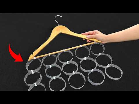 45 Amazing Tricks With Clothes Hangers That Are Really Useful