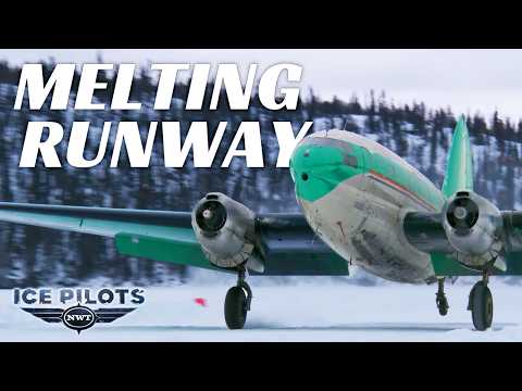 Landing Plane On Deadly Ice Strip! | Ice Pilots