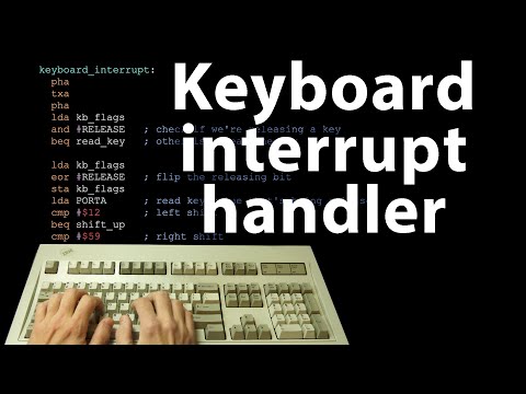 Keyboard interface software