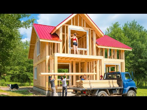 TIMELAPSE - Build a Stunning Wooden Window Frame from Start to Finish