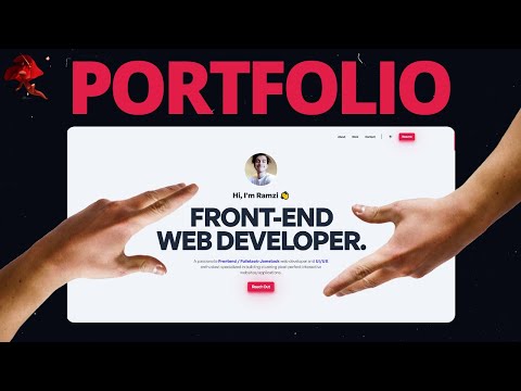Build Your Portfolio Website - HTML CSS JS - Dark Mode - Lazy Loading
