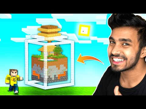 MINECRAFT, BUT MY WORLD IS IN A JAR