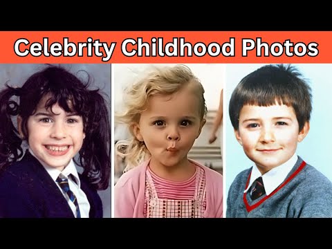 Can you guess the celebrity from their childhood photo?