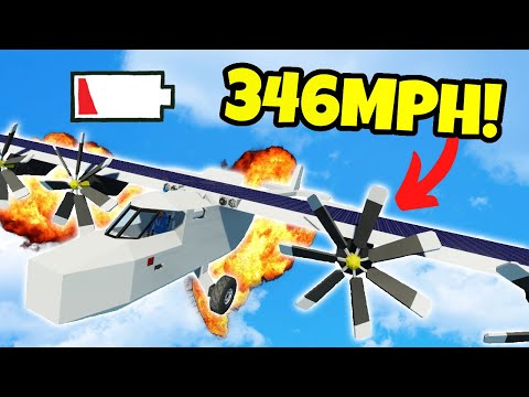 Testing Which ELECTRIC PLANE Flies The FASTEST In Stormworks!