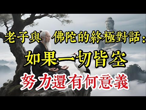 老子說“道法自然”，佛陀說“緣起性空”，如果一切皆空，努力還有何意義？兩位聖人終於揭開了修行最大的悖論|佛教 |佛學知識|修心修行|禪悟人生 |南無阿彌陀佛|養生|談佛心安