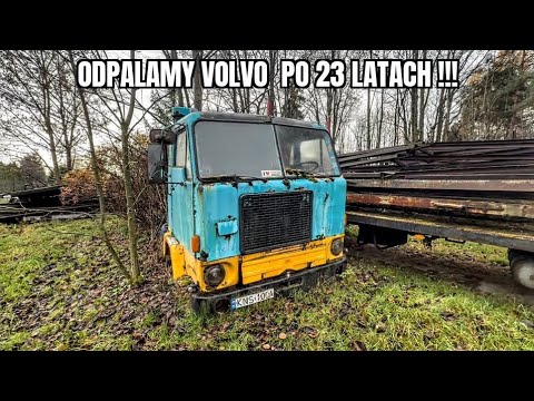 Volvo F88 / F89 z 1972 roku .Prawdziwy "biały kruk" wśród ciężarówek odpalany po 23 latach postoju !
