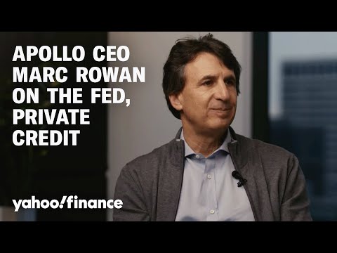 Apollo's Marc Rowan on the Fed, private credit markets, and the data center boom