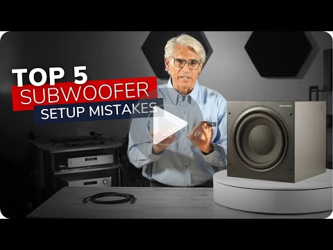 🎶 Top 5 Subwoofer Setup Mistakes — and How to Fix Them 🎶